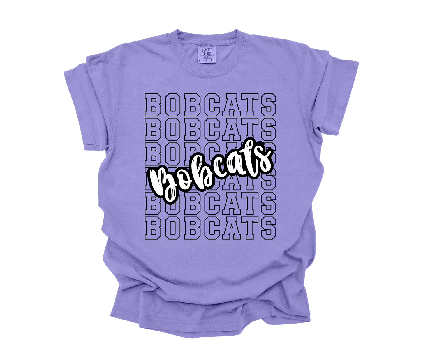 Simple Outline & Script - Bobcats (Adult)