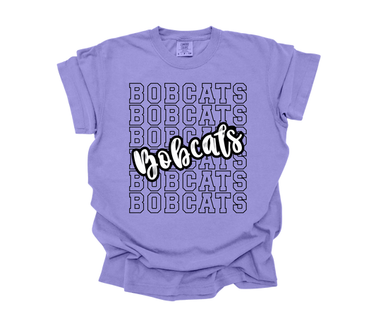 Simple Outline & Script - Bobcats (Adult)