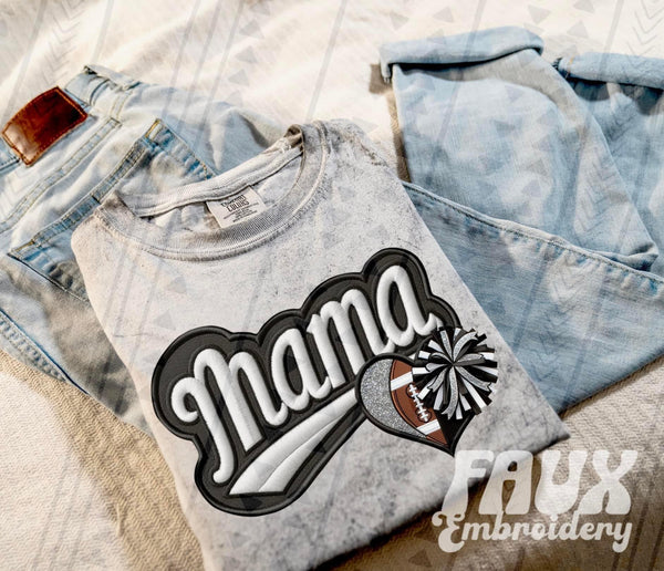 Mama Varsity Themed Heart (Adult)